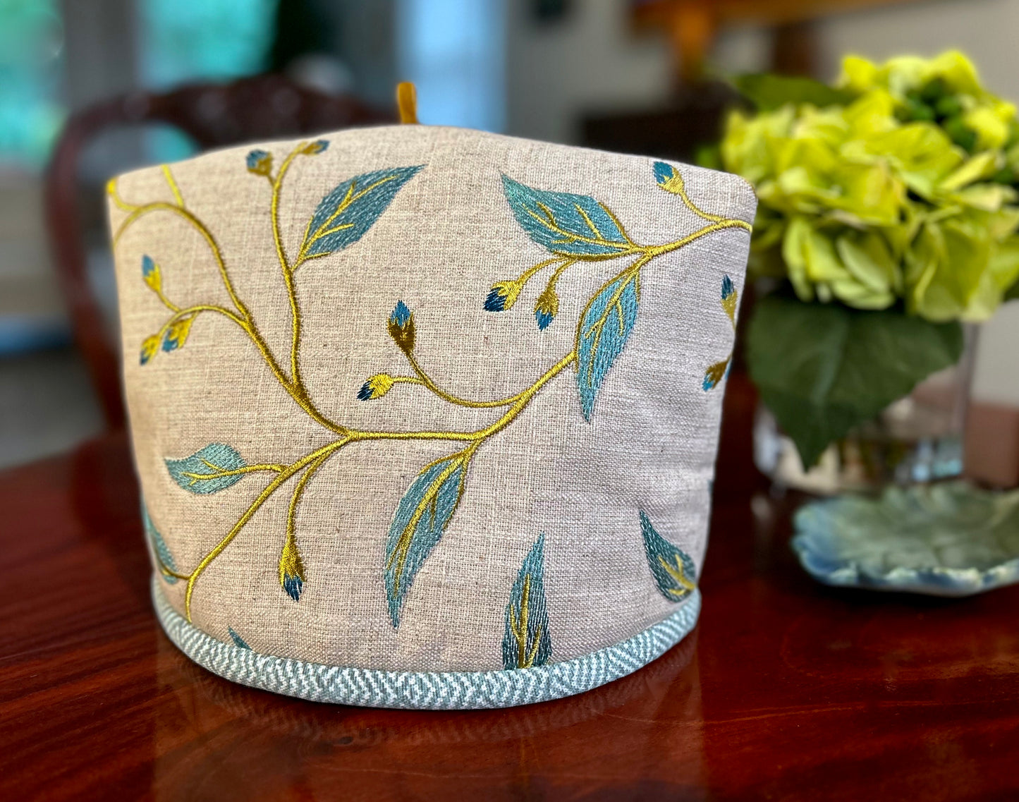Teal Leaves Tea Cozy