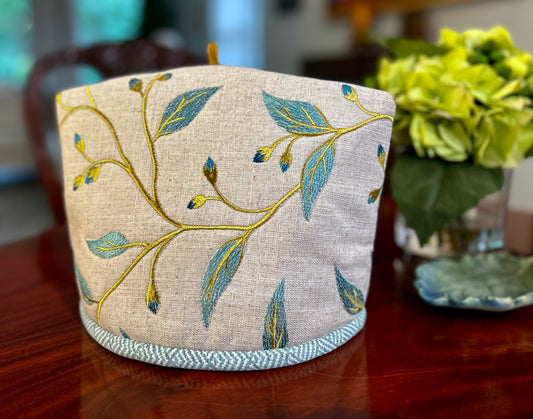Teal Leaves Tea Cozy
