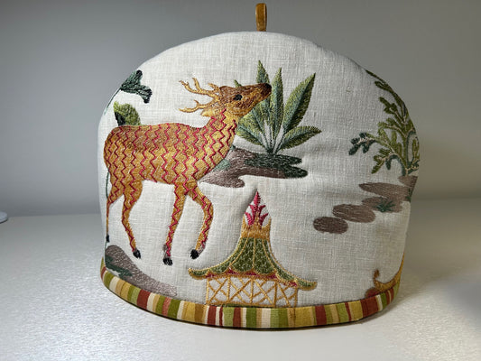 Oh My Deer! Small Tea Cozy in Spice